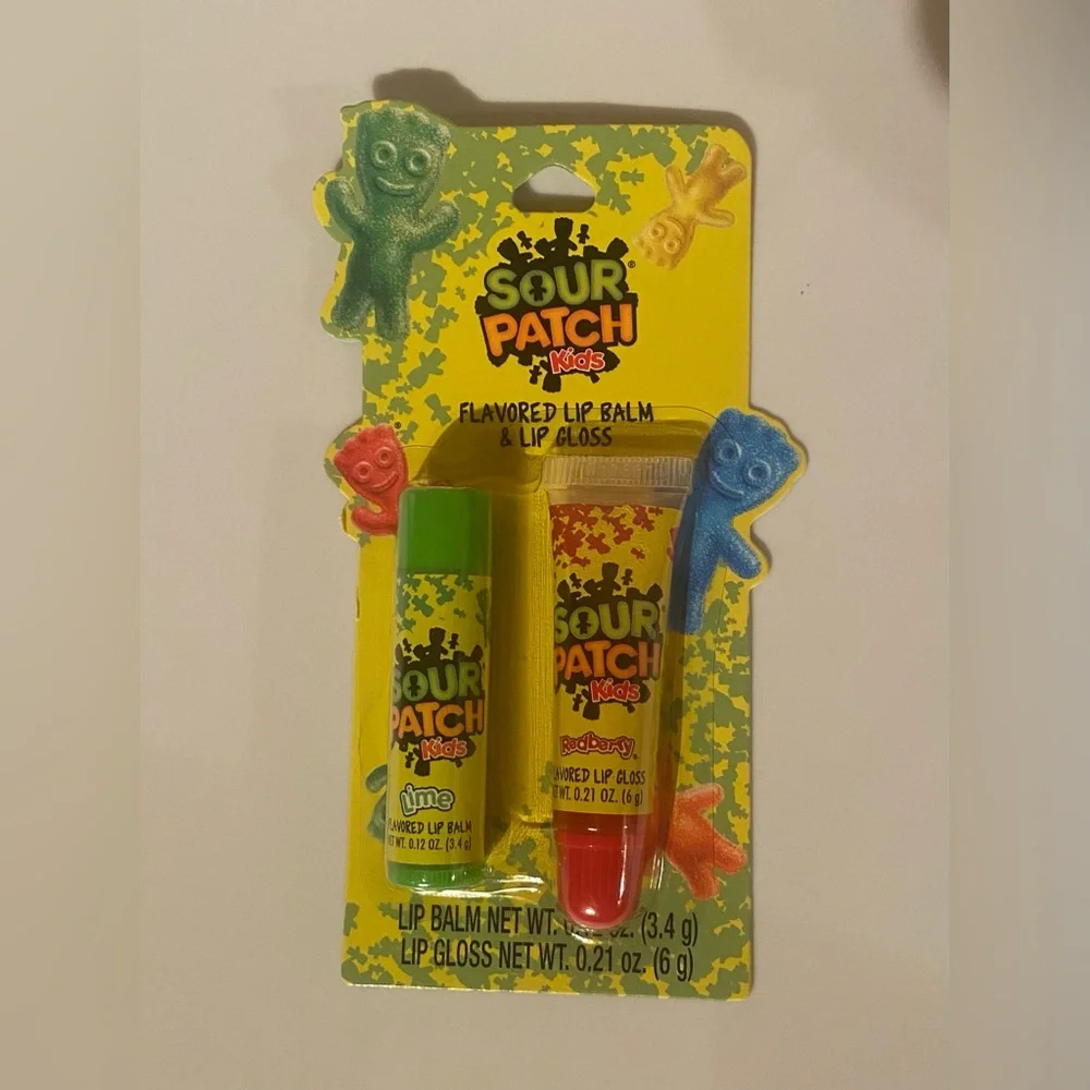 Assorted Lip Balm & Lip Gloss Featuring Sour Patch Kids